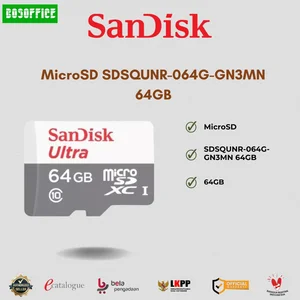 Memory Card Sandisk MicroSD SDSQUNR-064G-GN3MN 64GB