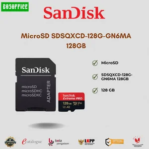Memory Card Sandisk MicroSD SDSQXCD-128G-GN6MA 128GB