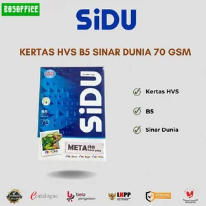 KERTAS HVS B5 SINAR DUNIA 70 GSM