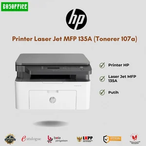 Printer HP Printer Laser Jet MFP 135A (Tonerer 107a)