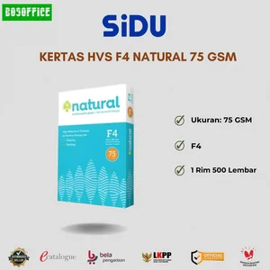 KERTAS HVS F4 NATURAL 75 GSM