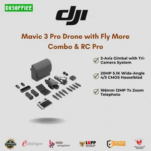 Mavic 3 Pro Drone with Fly More Combo & RC Pro