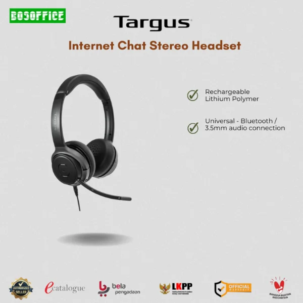 TARGUS Internet Chat Stereo Headset