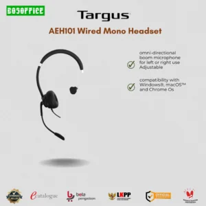 Wired Mono Headset Targus AEH101 