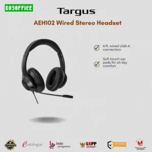 Wired Stereo Headset Targus AEH102 
