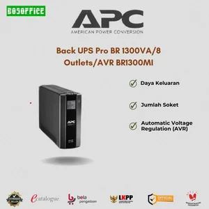 Back UPS APC Pro BR 1300VA/8 Outlets/AVR BR1300MI