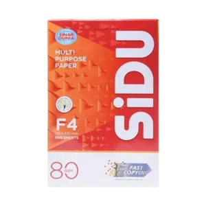 Kertas HVS F4 Sidu 80 Gram (1 Dus Isi 5 Rim)