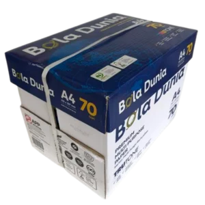 Kertas HVS A4 Bola Dunia 70 Gr (1 Dus Isi 5 Rim)
