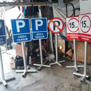 Rambu Tanda Parkir (Ukuran 60 Cm X 50 Cm 60 Cm X 40 Cm Dan Diameter 60cm Bulat) 
