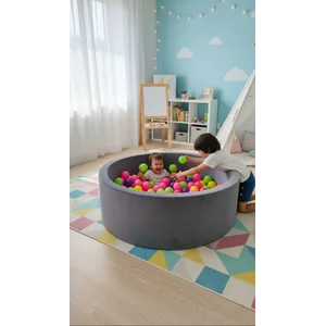 Playground Kolam Mandi Bola Busa Anak Balita / Batita Full Foam - Termasuk Bola