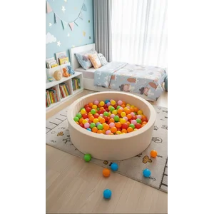 Playground Kolam Mandi Bola Busa Anak Balita / Batita Full Foam - Termasuk Bola