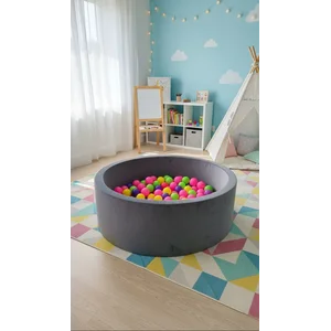 Playground Kolam Mandi Bola Busa Anak Balita / Batita Full Foam - Termasuk Bola