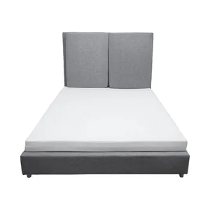 Strong Bed Frame King Size with Velvet Upholstery