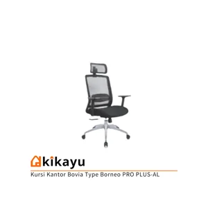 Kursi Kantor Bovia Type Borneo PRO PLUS-AL-Fixed Armrest
