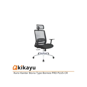 Kursi Kantor Bovia Type Borneo PRO ECO-CR-Fixed Armrest