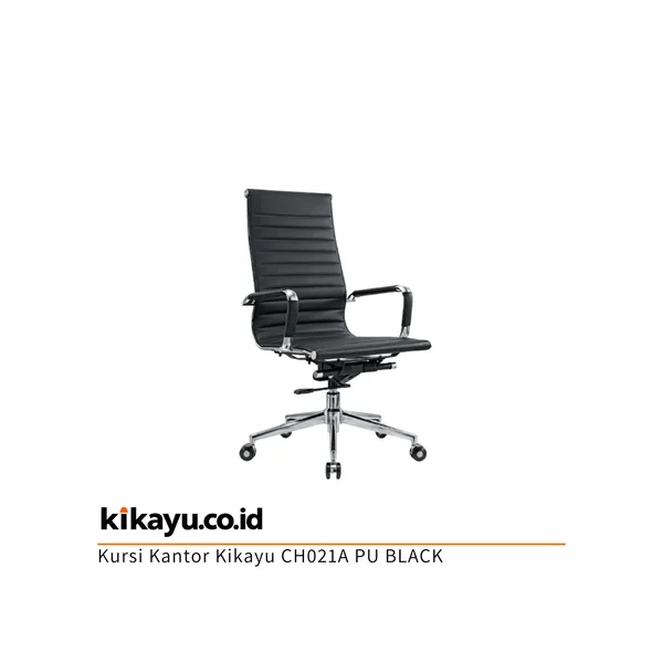 Kursi Kantor Kikayu CH021A PU BLACK