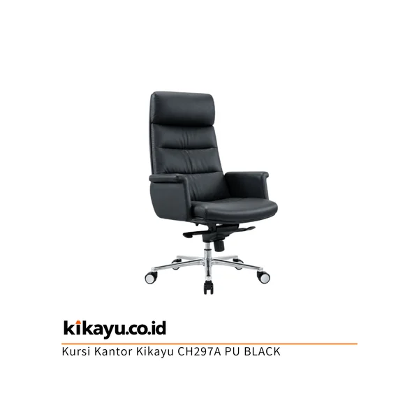 Kursi Kantor Kikayu CH297A PU BLACK