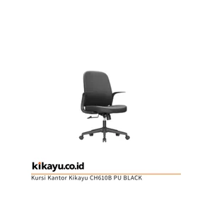 Kursi Kantor Kikayu CH610B PU BLACK