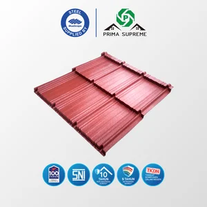 Genteng Metal Pasir Bluescope Prima Supreme Tipe MINIMALIS TRENDY (0.30 BMT)