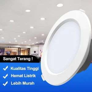 Lampu Downlight LED 3Warna Panel Light Inbow