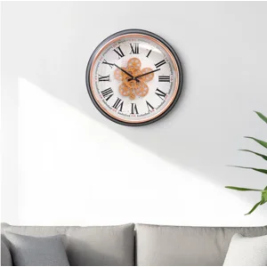 Jam Dinding 53cm Gear 037 - Black (Jam Dinding)