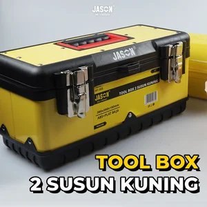 TOOL BOX 2 SUSUN KUNING METAL TOOL BOX