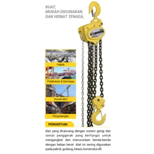 Chain Block 1 ton Katrol Heavy Duty JASON 387-102