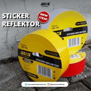 JASON Reflective Car Sticker 50 mm x 45 M - RED 360-123