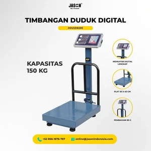 Timbangan Duduk Digital 300kg JASON Electronic Platform Scale with Frame 367-111