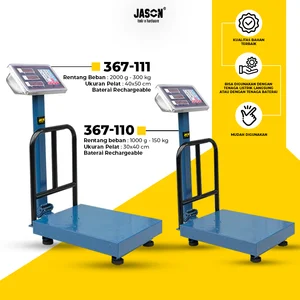 Timbangan Duduk Digital 300kg JASON Electronic Platform Scale with Frame 367-111