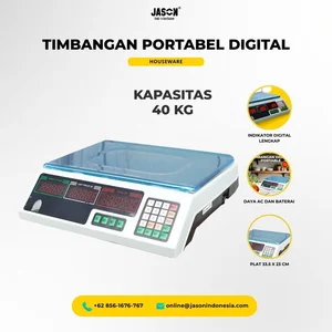 Timbangan Portabel Digital JASON 40kg Computing Scale