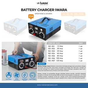 Charger Aki IWARA Battery Charger 20A  Heavy Duty Multitahap