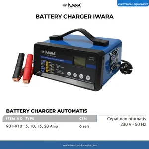 Charger Aki Otomatis 5–20 Amp Battery Charger Automatis IWARA 901-910 