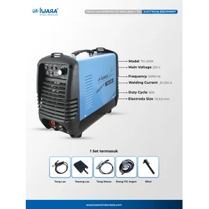 Mesin Las Inverter Travo Las Inverter DC MMA 200A + TIG IWARA 901-914