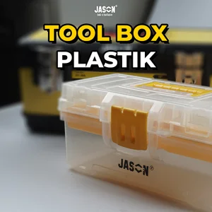 Kotak Perkakas Tool Box Plastik Transparan 12" JASON 391-019