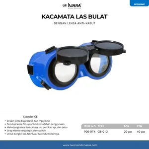 Kacamata Las Bulat IWARA Tipe GB012 Safety 900-074