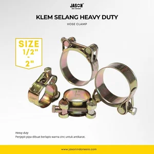 KLEM SELANG HEAVY DUTY JASON SIZE 1 INCH -  2 INCH KODE 398-041