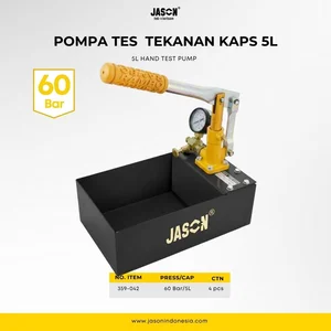 Alat Ukur Tekanan Air Hand Test Pump Jason 60 Bar - Pompa Tes Tekanan 5 Liter