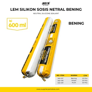 Silicone Sealant Lem Silicone Sosis Netral Jason BENING - Neutral Silicone Sealant 600ml