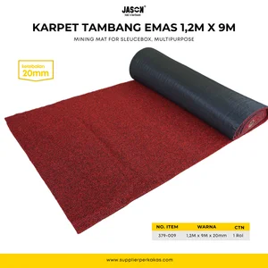 Alat Dulang Emas Karpet Tambang Emas Jason 1.2M x 9M Mining Mat Sluice Box