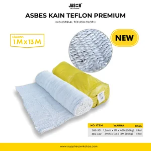 Asbes Kain Teflon lebar 1M panjang 13M  Premium 50kgJASON - Asbestos Cloth High Temperature