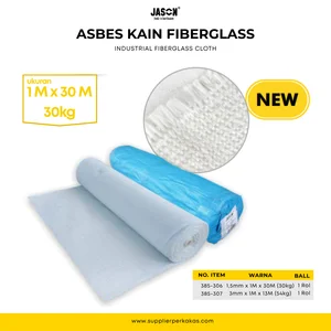 Kain Asbes Kain Fiberglass 1.5 mm × 1 m × 30 m Jason - Fiberglass Cloth Premium