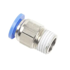 FITTING PNEUMATIC LURUS MALE DRAT SELANG SLIPLOCK MPC / PC8-02 SELANG 8MM X DRAT 1/4 INCH 12.5MM