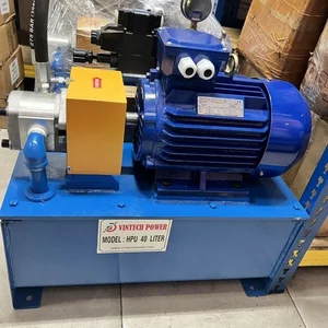 HYDRAULIC POWER PACK 40 LITER DENGAN 3 TUAS VALVE 1/2 MANUAL CONTROL DOUBLE ACTING