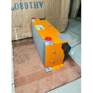 Fan Cooler Double Fan Type AH-0608-TL Pendingin Oli Hydraulic 80 Lpm Double Fan Cooler 2 Kipas