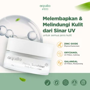 Aquila Herb Official - Hello Sunshine Day Cream 2 in 1 - Pelembap dan Tabir Surya - Krim Siang 2 in 1 Pelembap - Tabir Surya