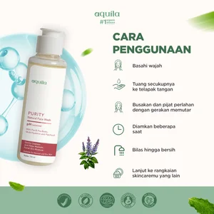 Aquila Herb Official - Purity Natural Face Wash - Cocok untuk Kulit Normal dan Kering
