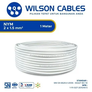 Kabel Listrik Wilson Kabel NYM 2 x 1.5mm (50 Meter)