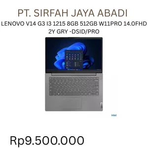 LENOVO V14 G3 I3 1215 8GB 512GB W11PRO 14.0FHD 2Y GRY -DSID/PRO