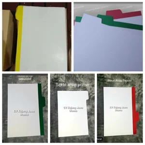 Peralatan Kantor Sekat Arsip Putih 